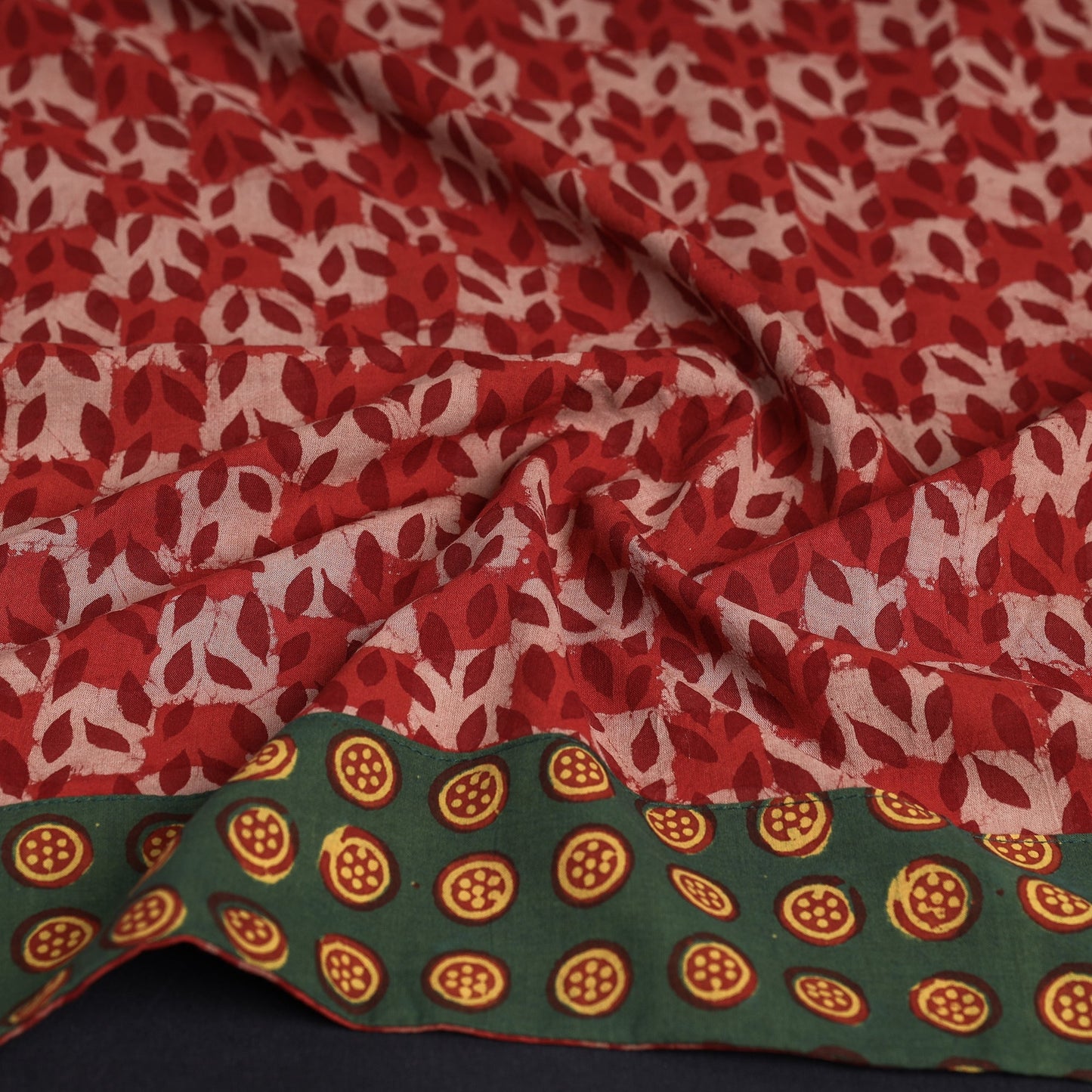 Buy Pipad Block Printed Cotton Blouse Piece