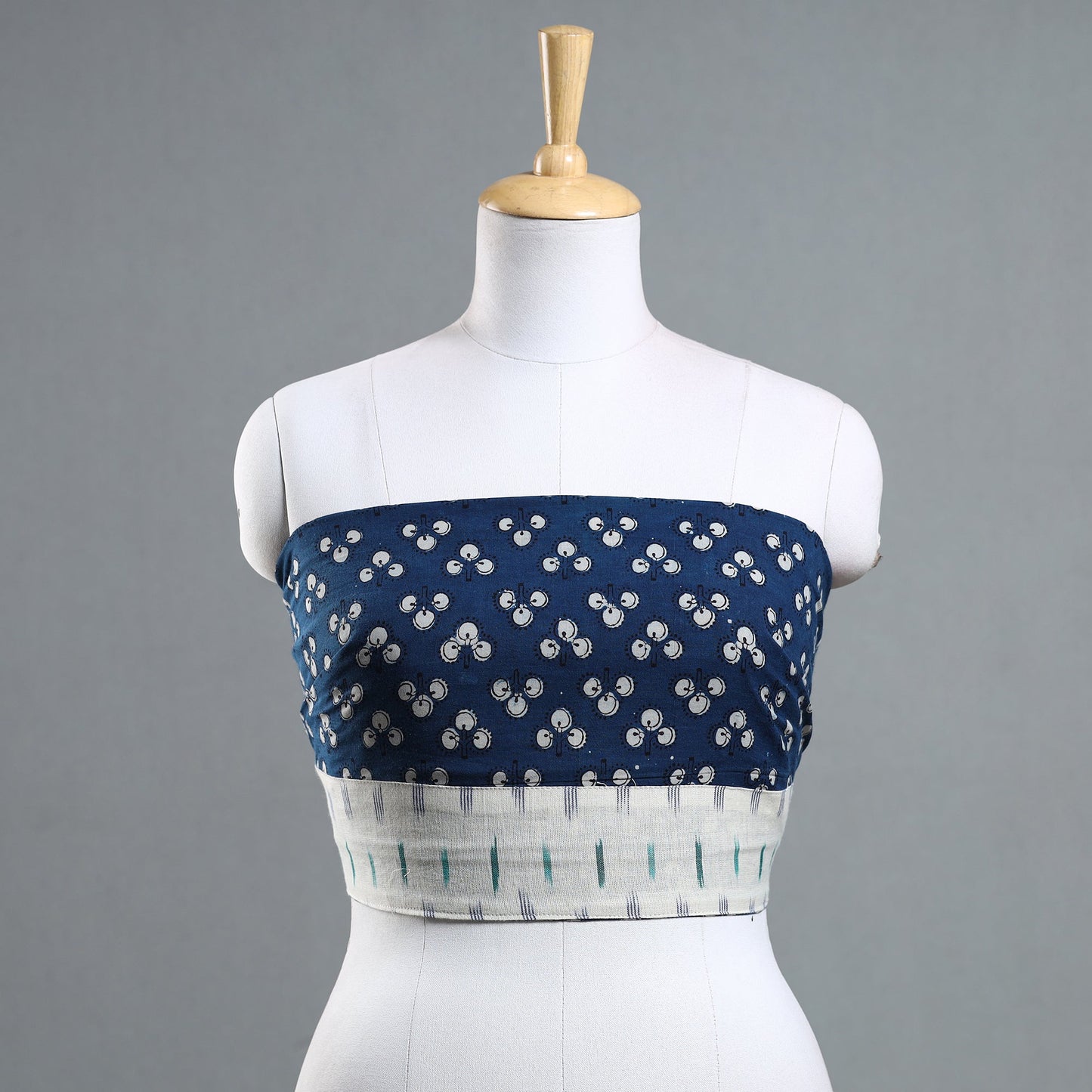 Buy Pipad Block Printed Cotton Blouse Piece