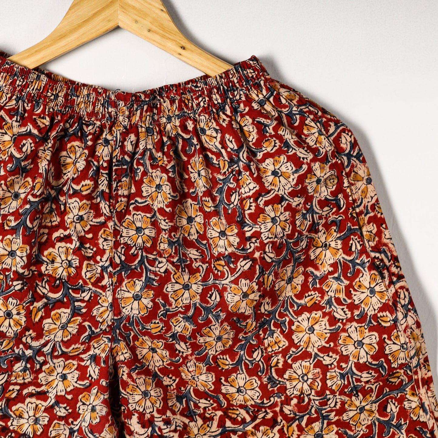 Kalamkari Block Printed Cotton Unisex Boxer/Shorts Online at iTokri.com