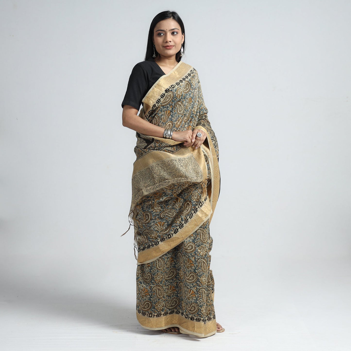 kalamkari Saree