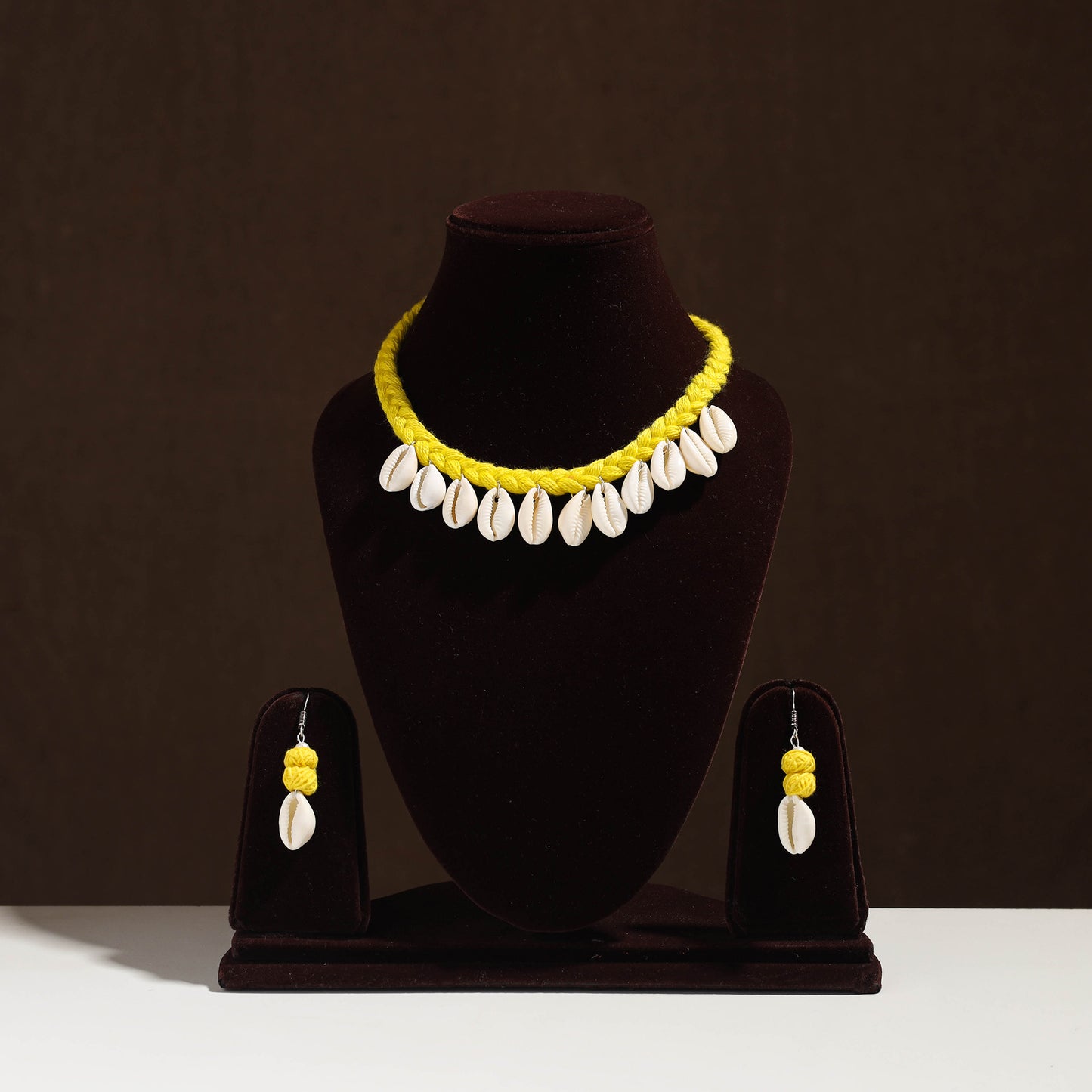 Handmade Thread Braided Shell Necklace Set 16