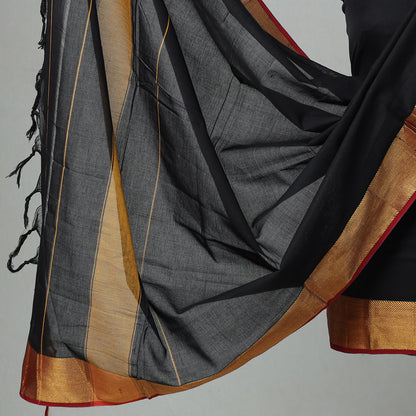 Black - 3pc Dharwad Cotton Suit Material Set 39