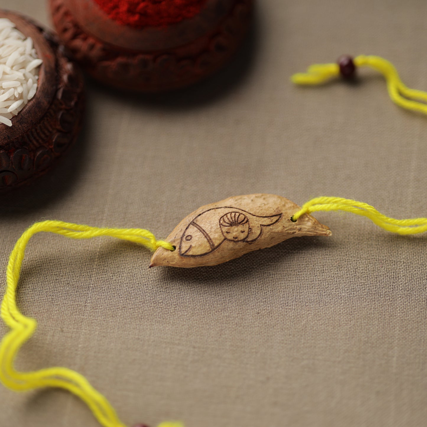 Green - Handcrafted Plantable Seed Rakhi