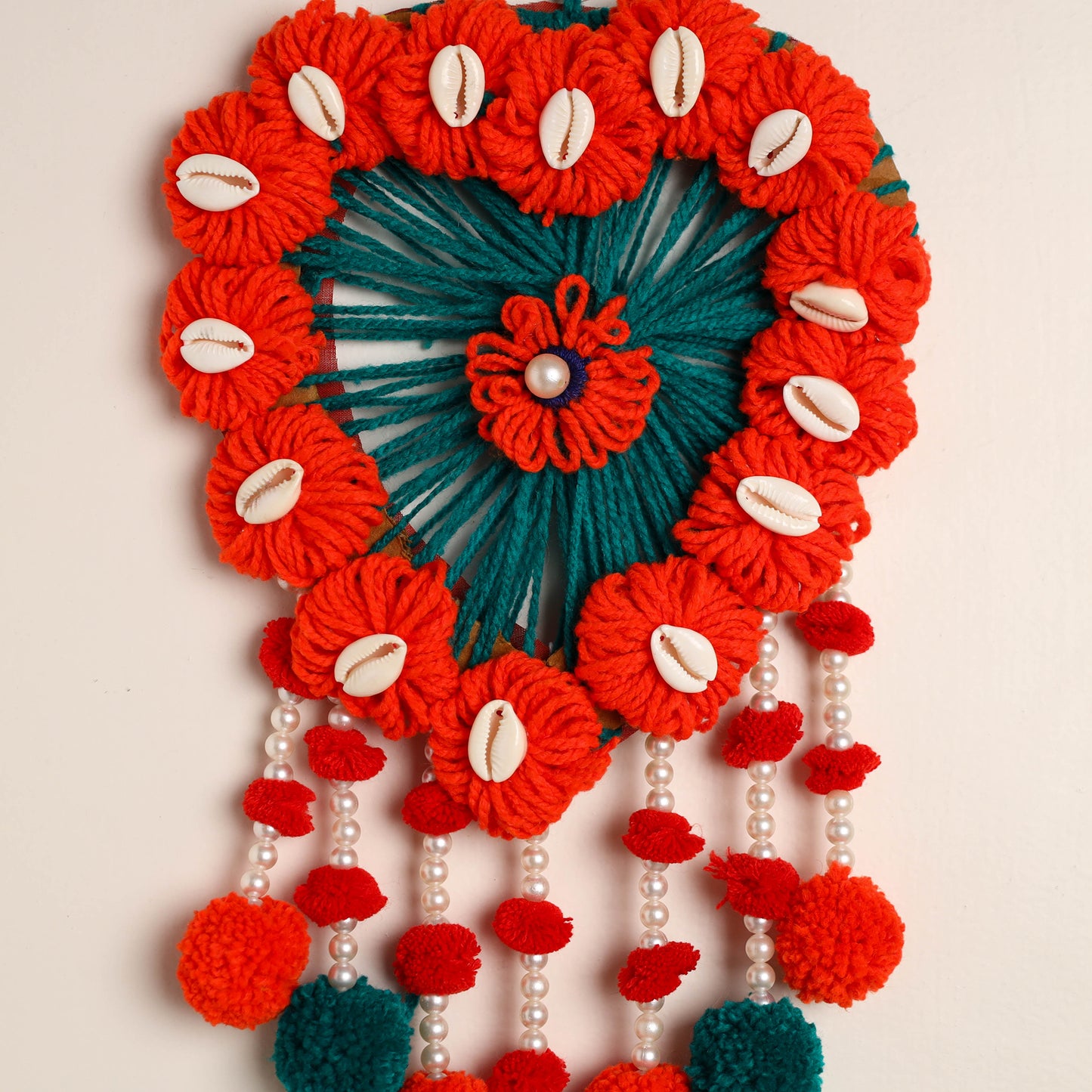 Ganesha- Handmade Wool Wall Hanging