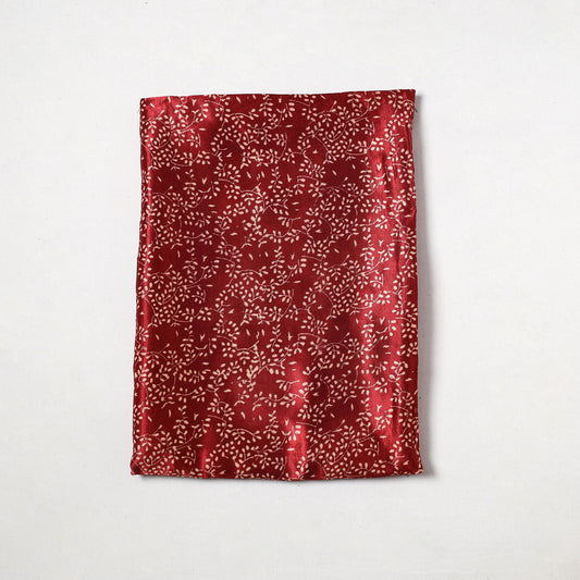 Kutch Hand Block Printed Mashru Silk Precut Fabric (0.9 meter) 21
