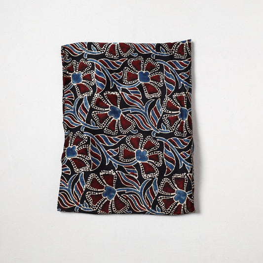 Ajrakh Hand Block Printed Modal Silk Precut Fabric 29