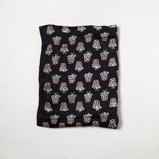 Ajrakh Hand Block Printed Modal Silk Precut Fabric (1.8 meter) 49