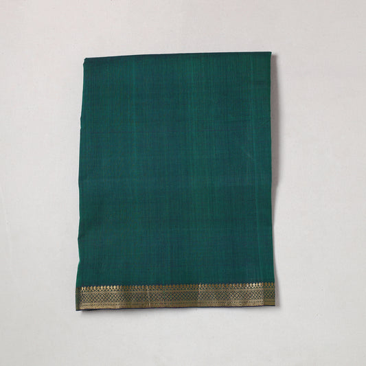 Mangalagiri Handloom Cotton Zari Border Precut Fabric (1.5 meter) 17