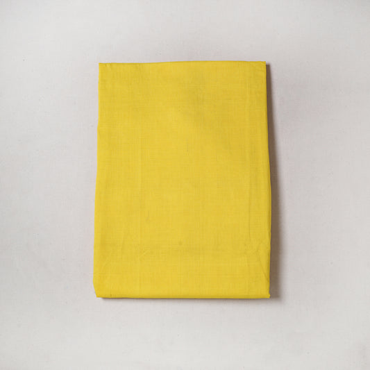 Yellow - Mangalagiri Handloom Cotton Precut Fabric (1.8 meter) 76