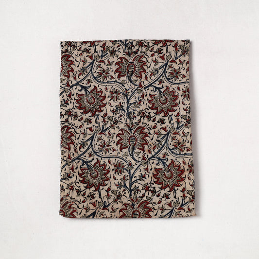 Kalamkari Block Printed Cotton Precut Fabric (1.35 meter) 08