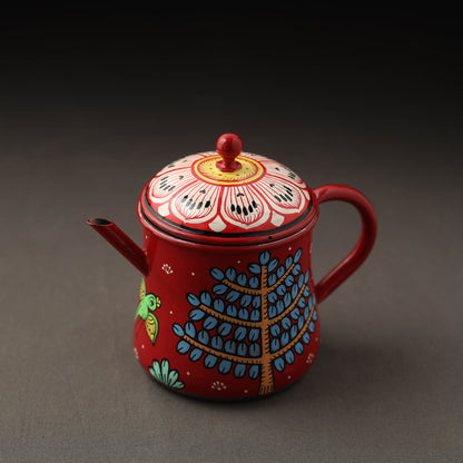 Handpainted Steel Tea Pot