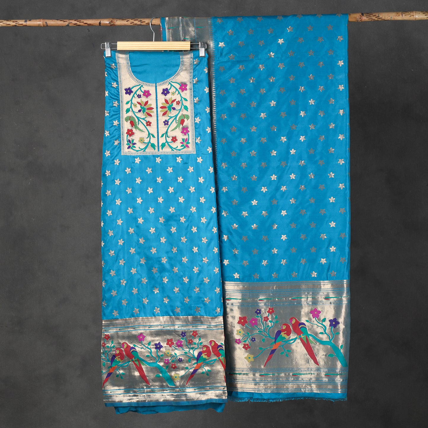 paithani dress material 