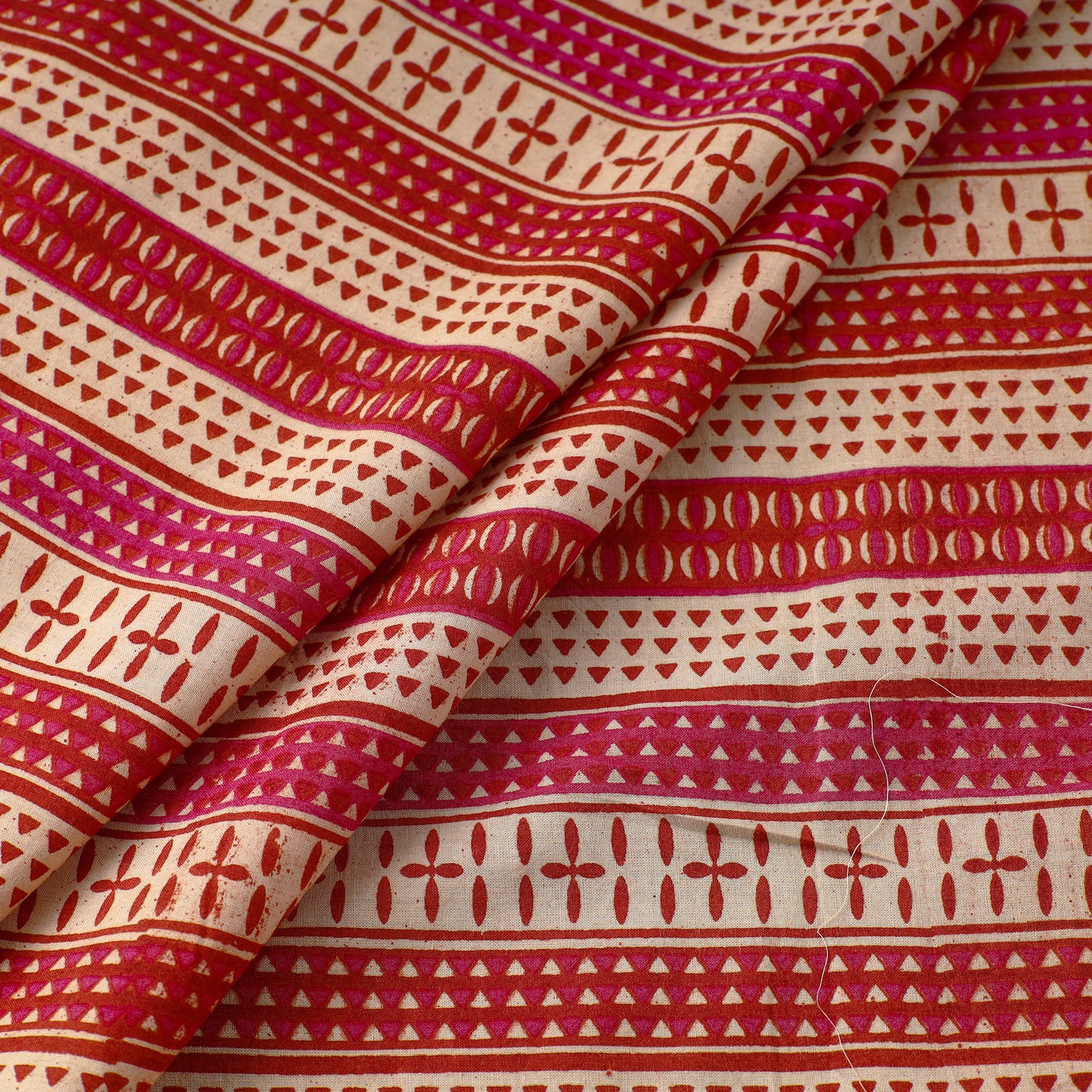 Multicolor - Kalamkari Printed Cotton Fabric 06