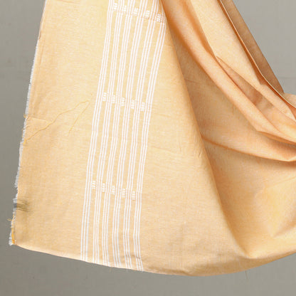 Brown - 3pc Sambalpuri Ikat Weave Handloom Cotton Suit Material Set 02