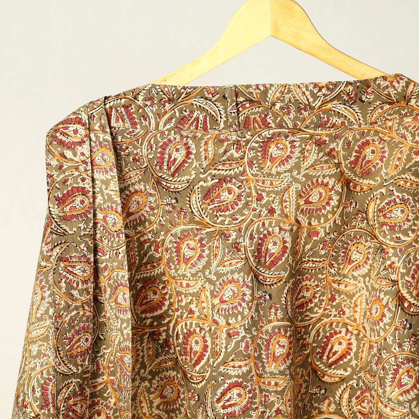 Kalamkari Block Printed Cotton Wrap Around Skirt