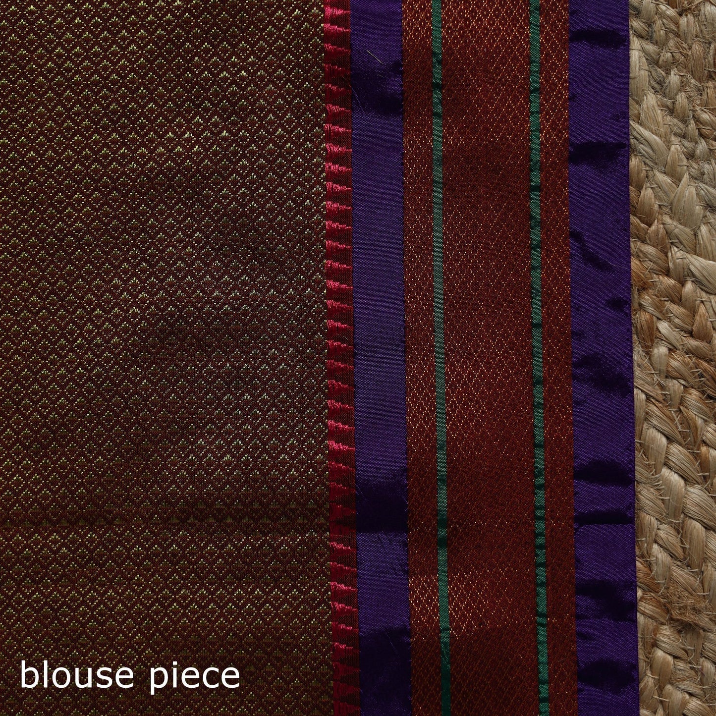 Silk cotton khun saree with ilkal pallu chikki paras border