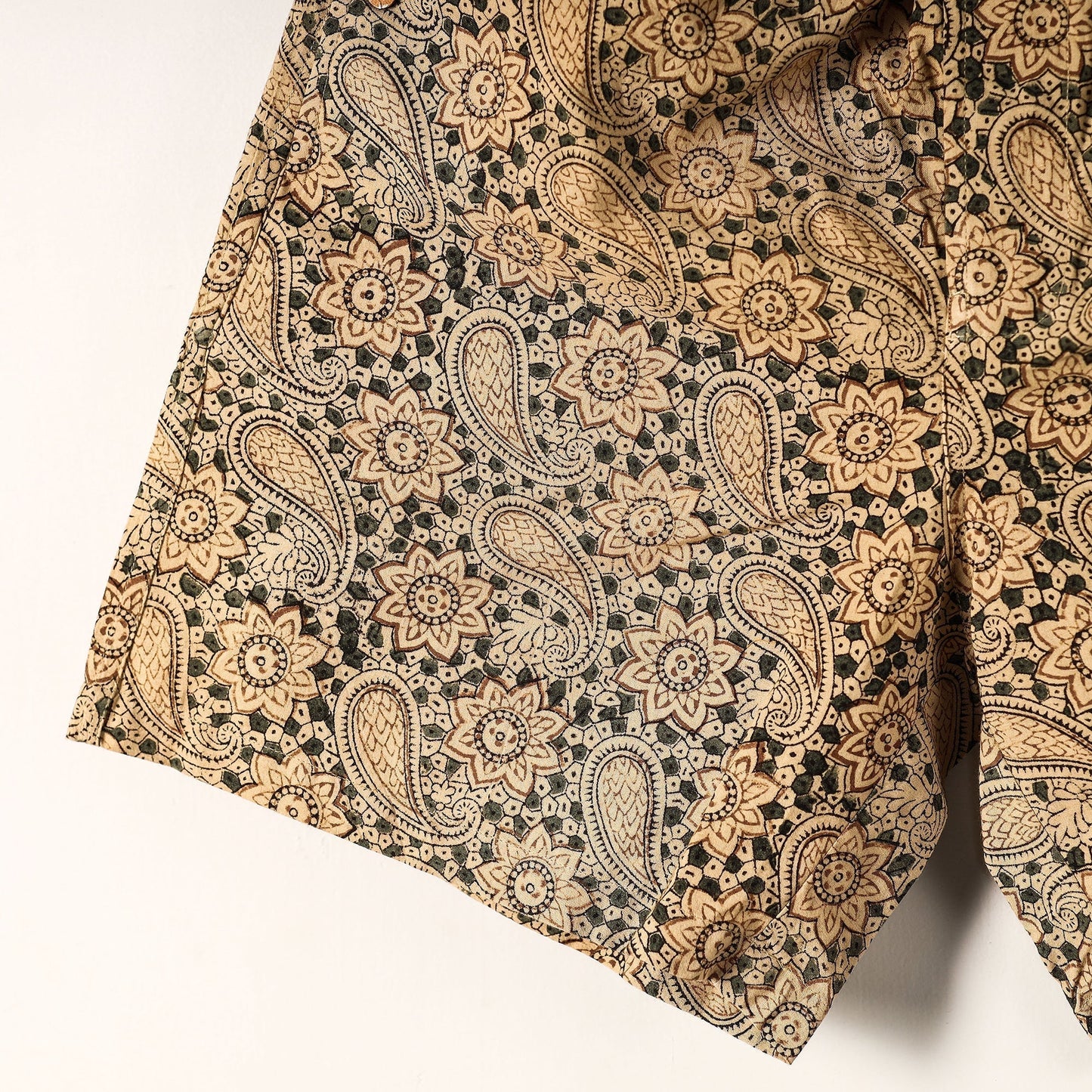 Kalamkari Block Printed Cotton Unisex Boxer/Shorts