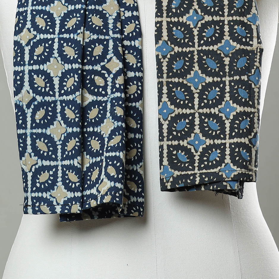 Patchwork Cotton Block Printed Stole 01 Online at iTokri.com