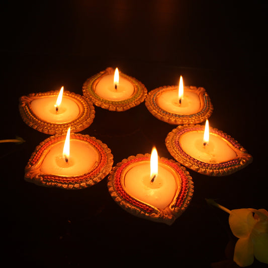 Wax Filled Candles Set 