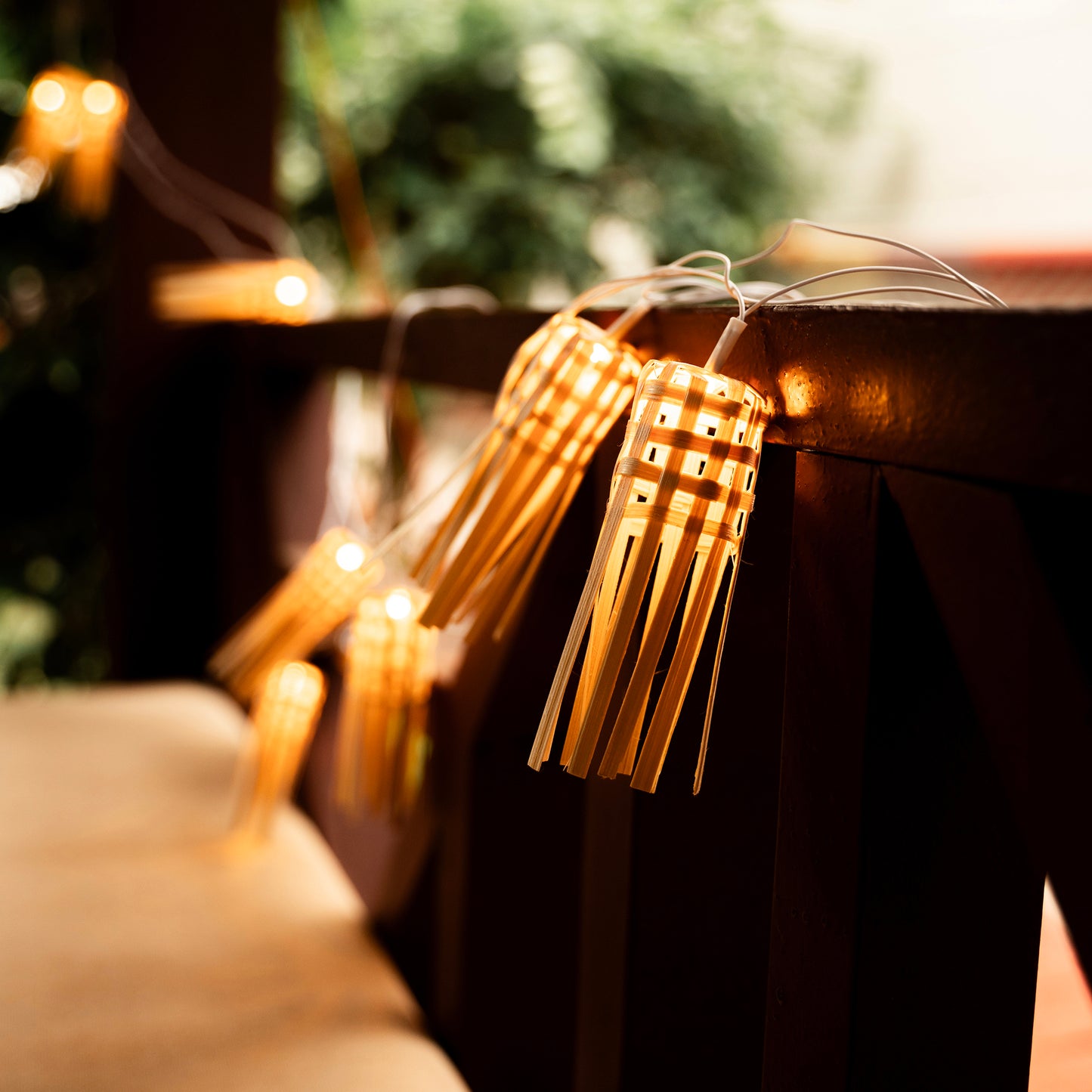Handcrafted Frill Bamboo String Light (3M)