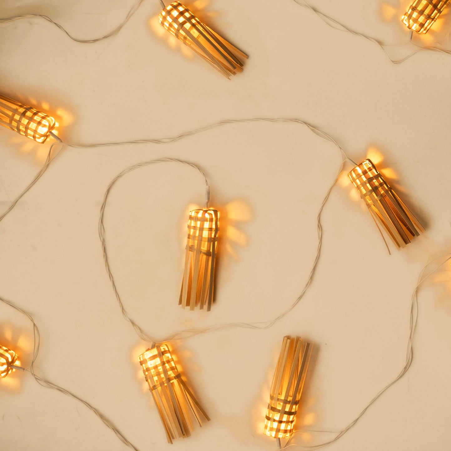 Handcrafted Frill Bamboo String Light (3M)