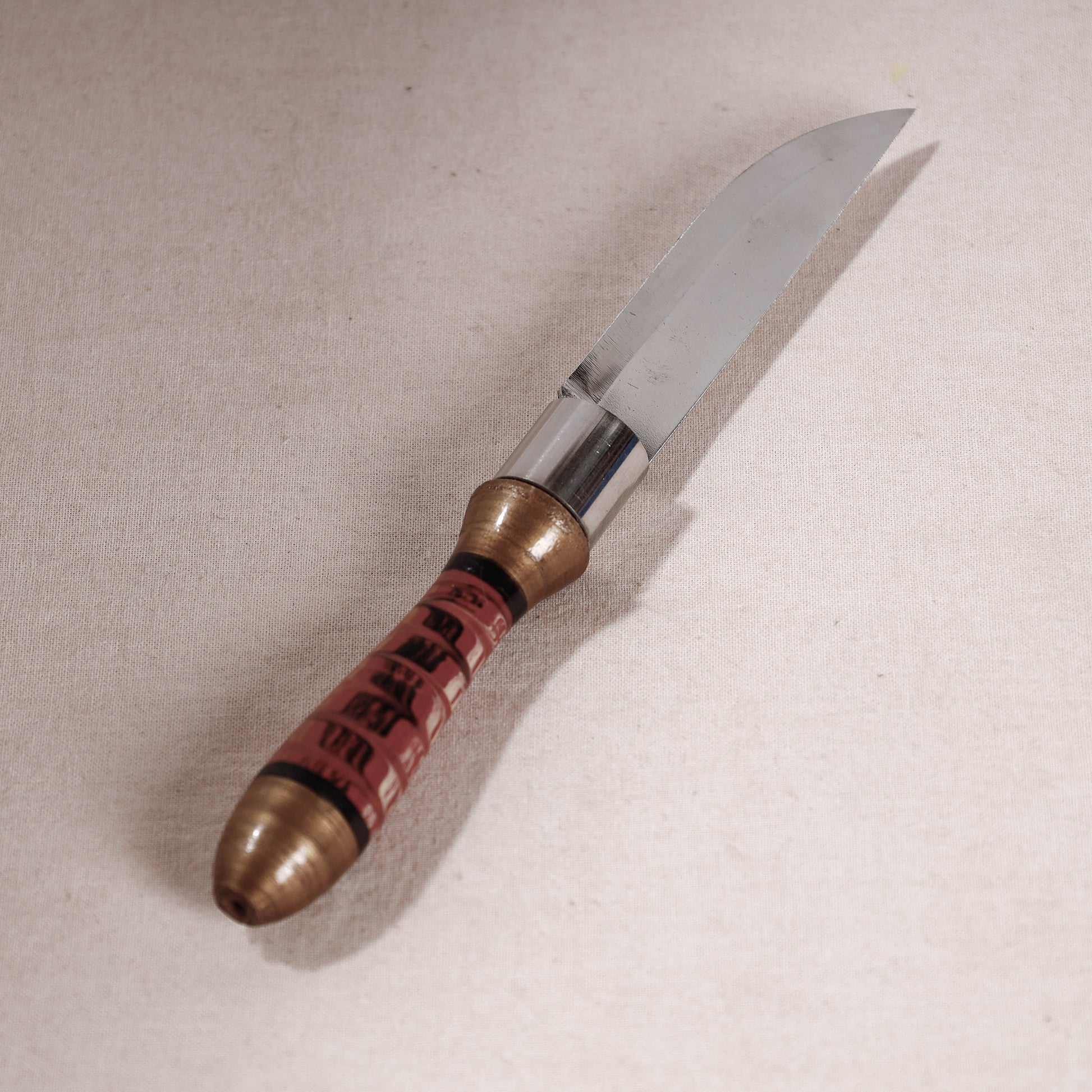 lacquered steel knife