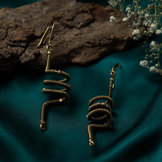 Brass Metal Handcrafted Dokra Earrings