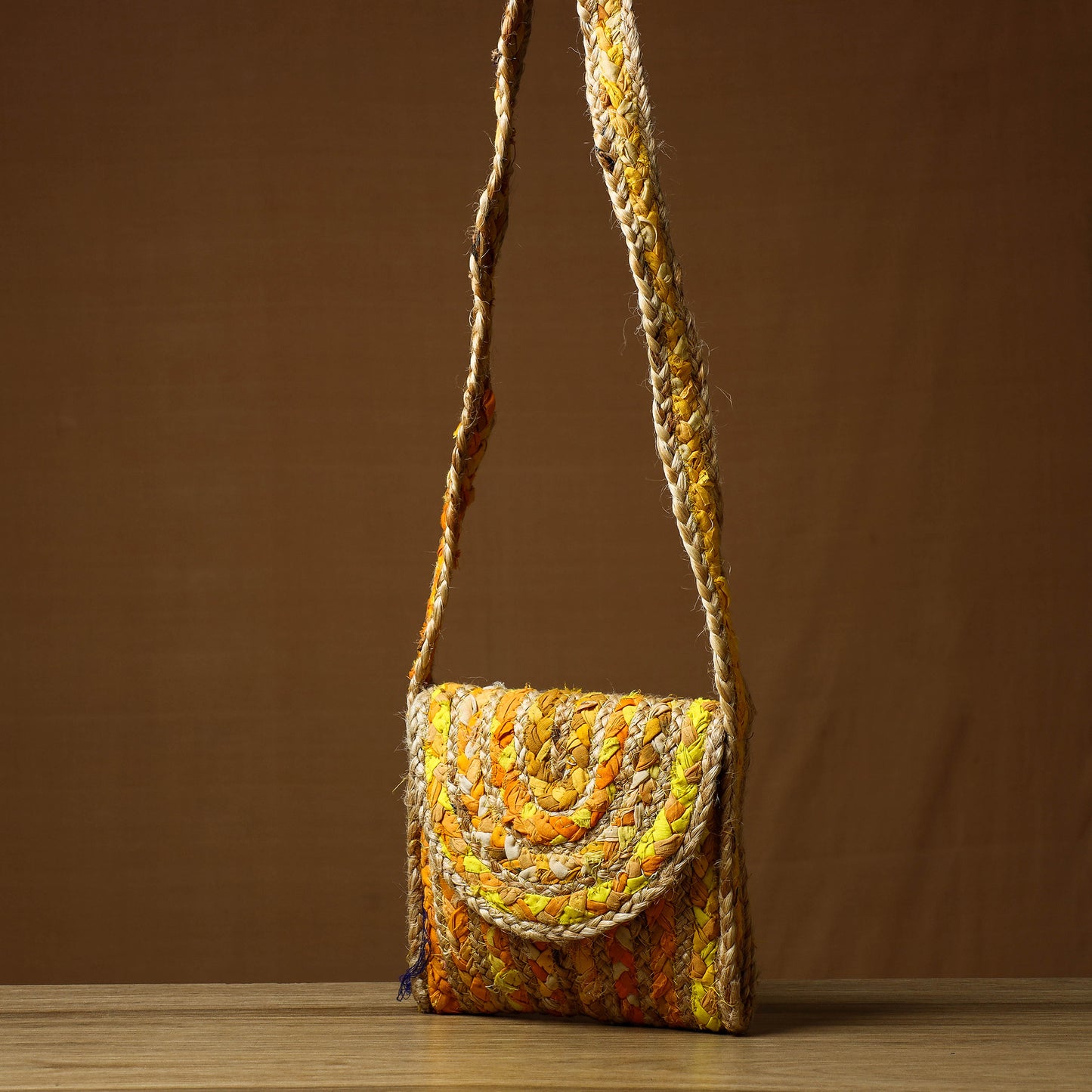 jute sling bag