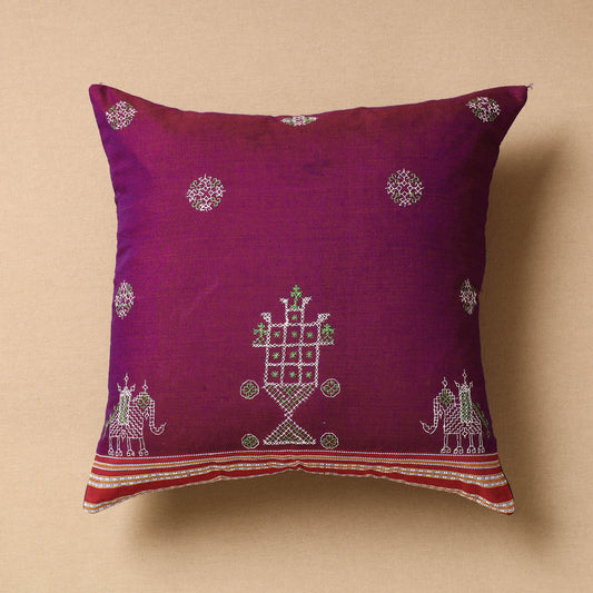 embroidery cotton cushion cover
