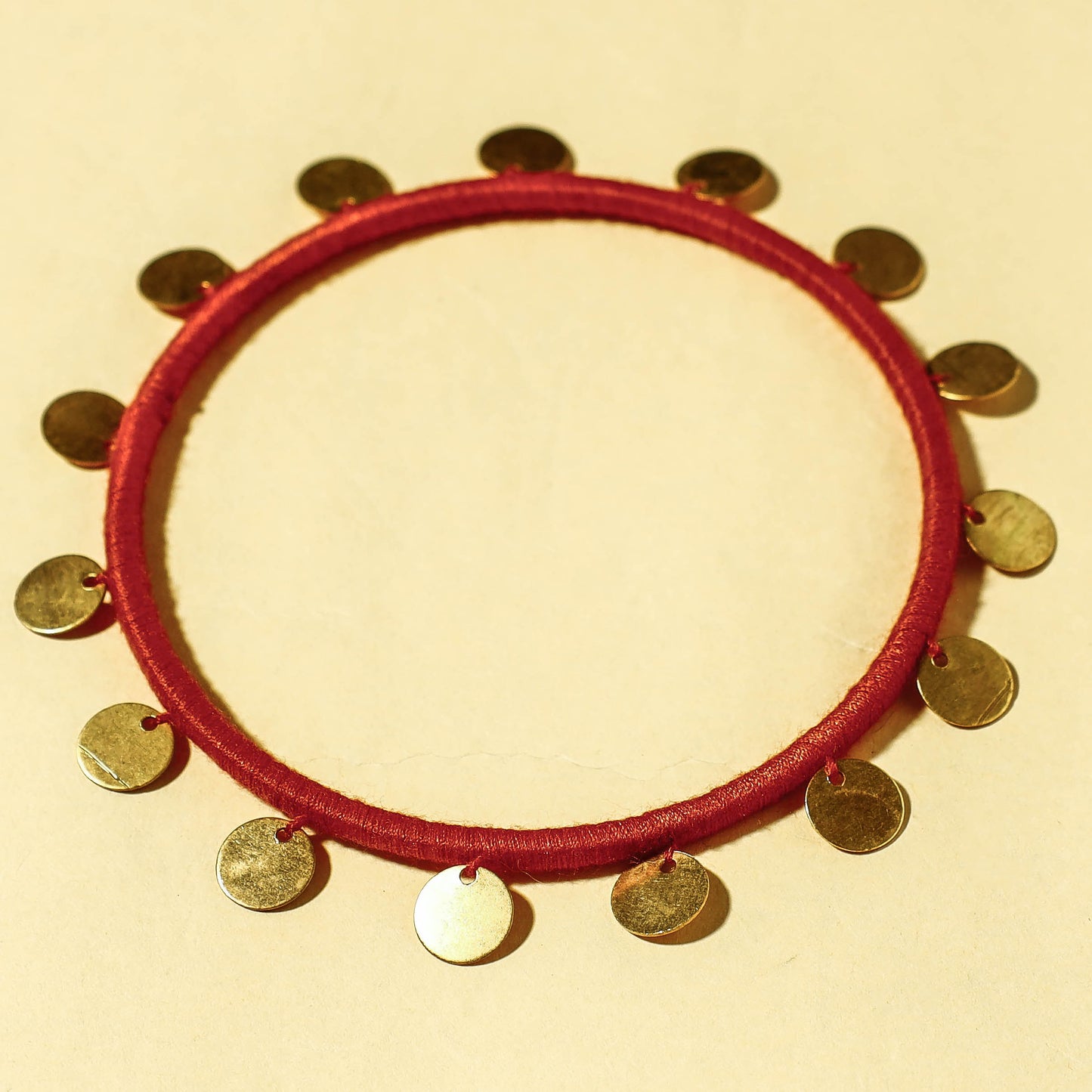 Handcrafted Patwa Thread & Sequin Work Bangle (Size - 2-8)