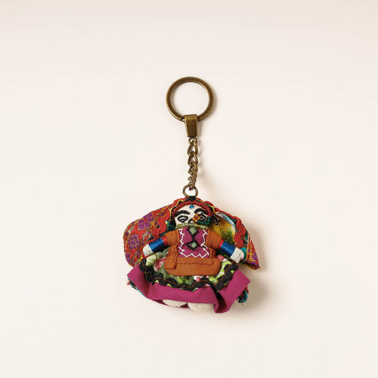 Kutch Embroidered Handmade Doll Keychain