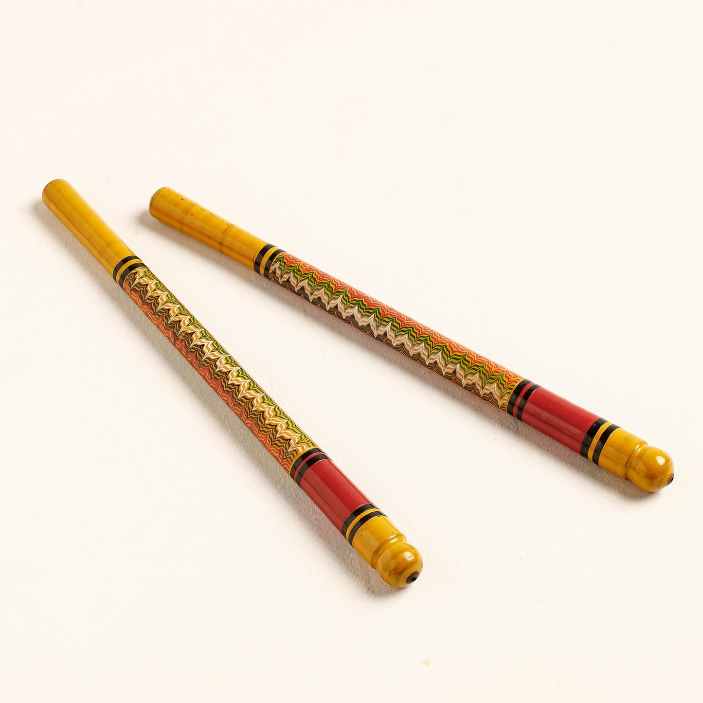 Handmade Lacquered Wooden Garba Dandiya Sticks