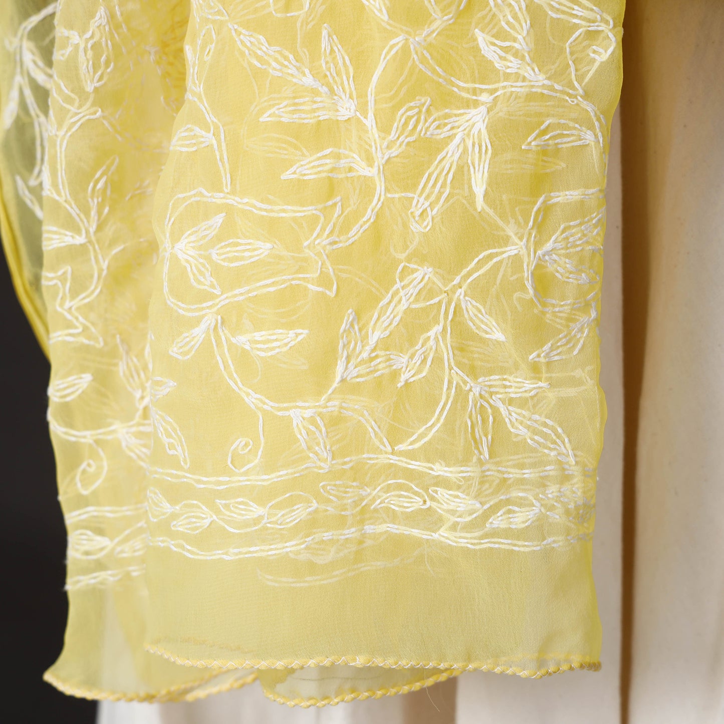 Chikankari Embroidery Dupatta