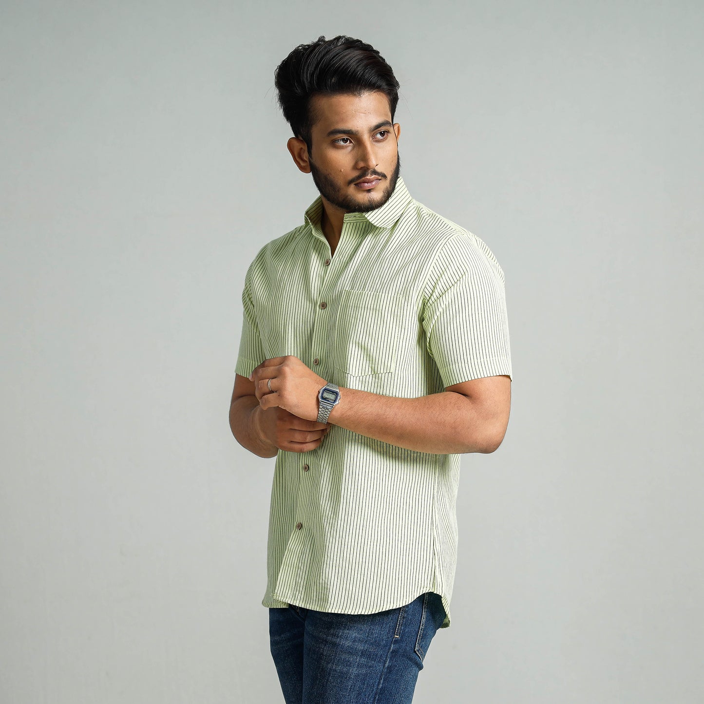 plain cotton men shirt