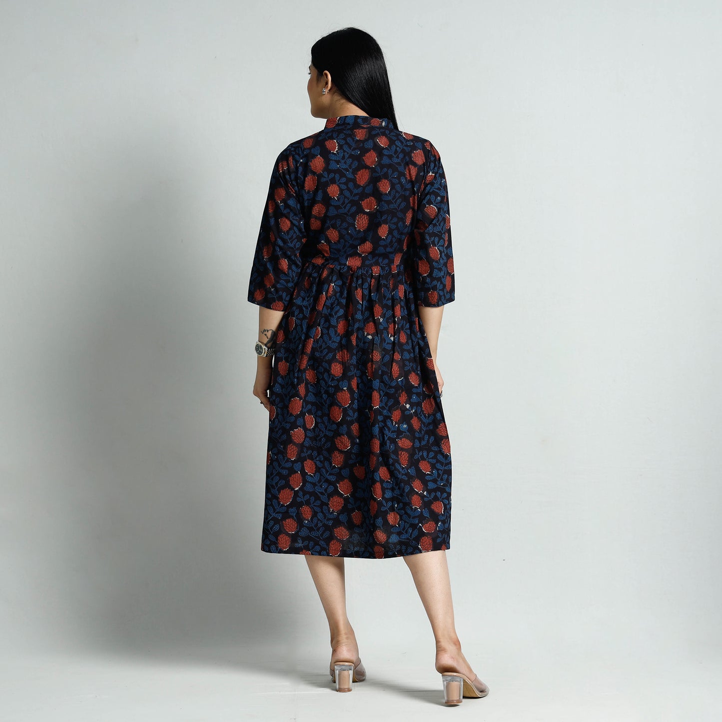 Bagru Printed Cotton Dress