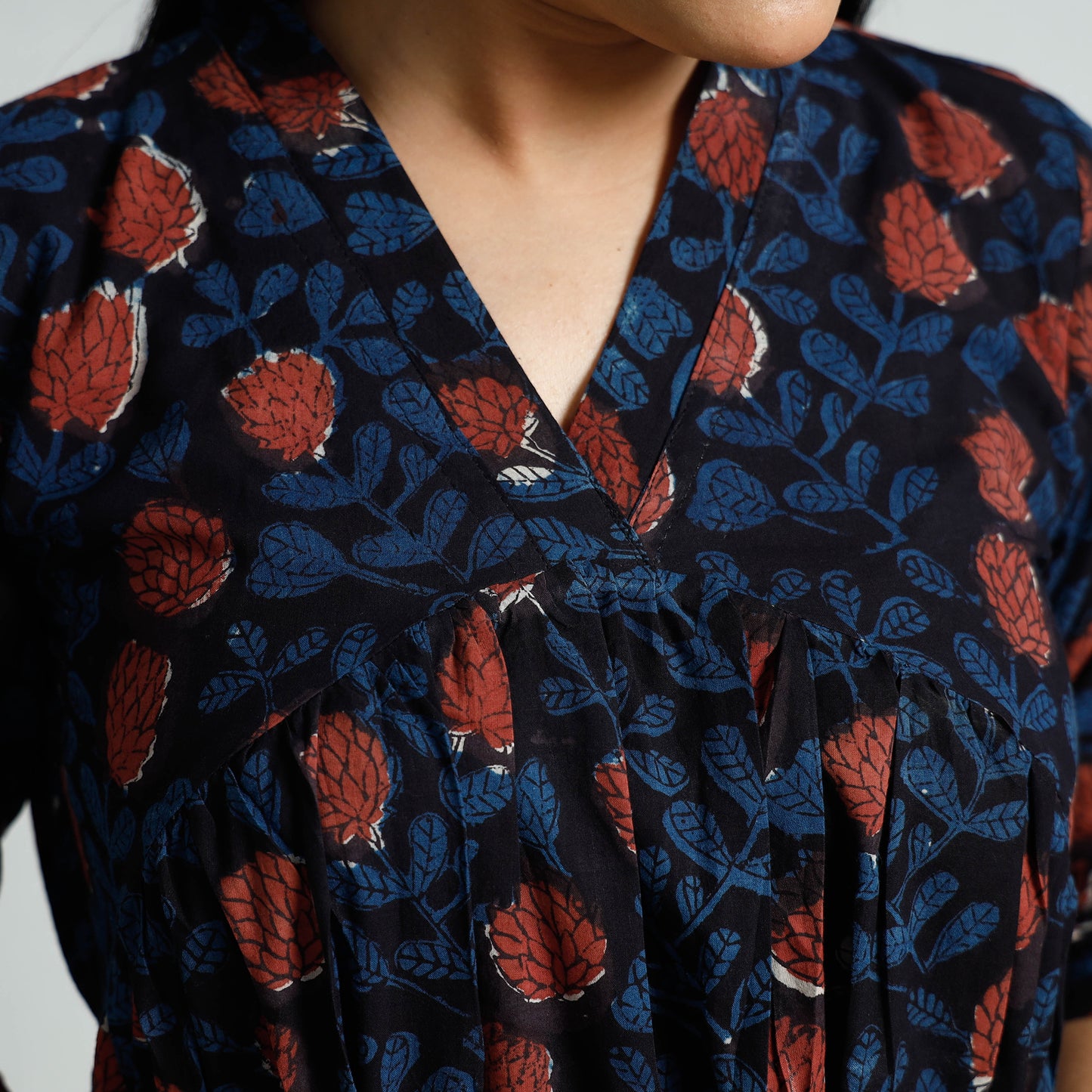 Bagru Printed Cotton Dress