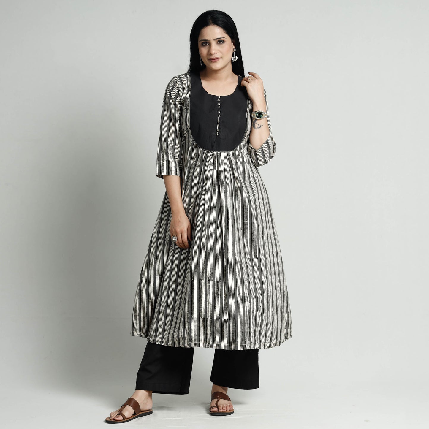 Bagru Kurta with Palazzo Set