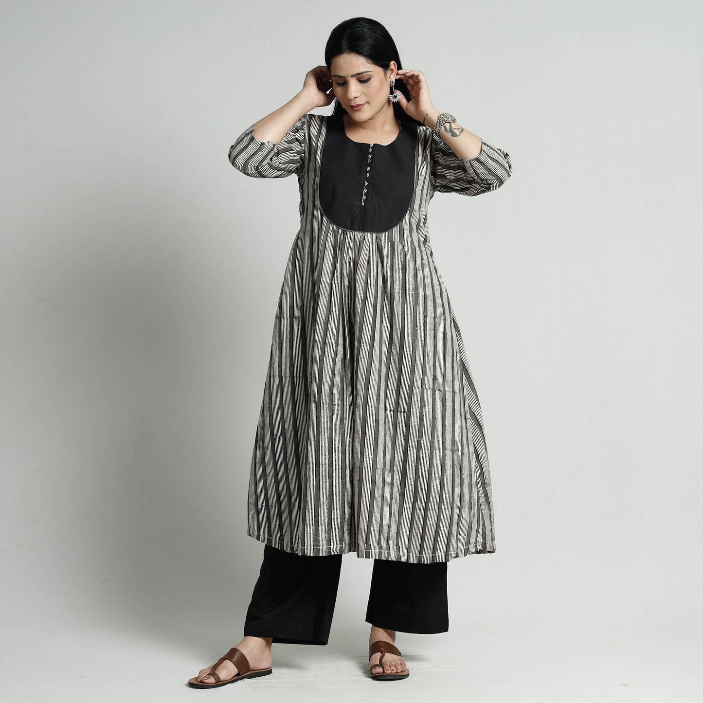 Bagru Kurta with Palazzo Set