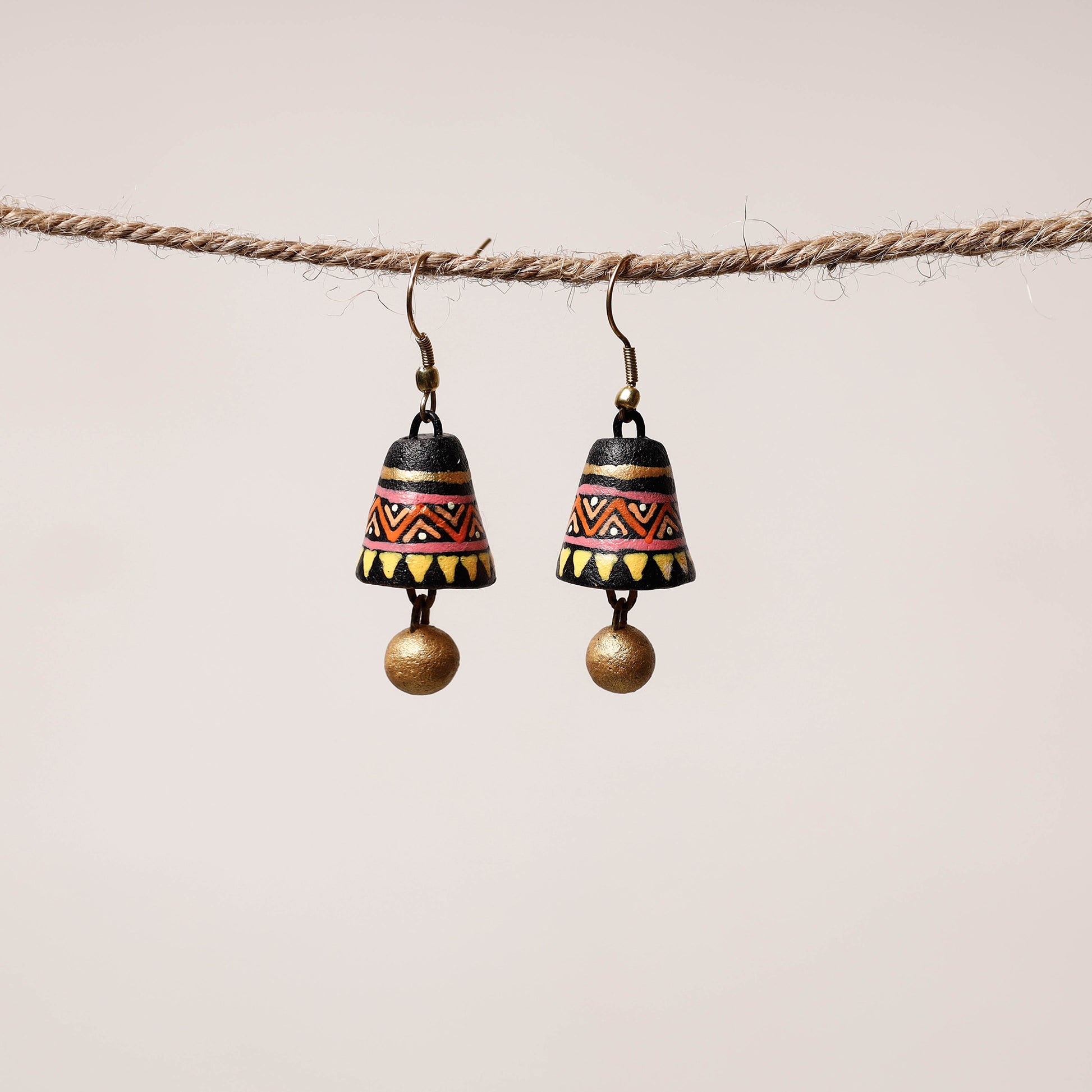 miniature handpainted earrings