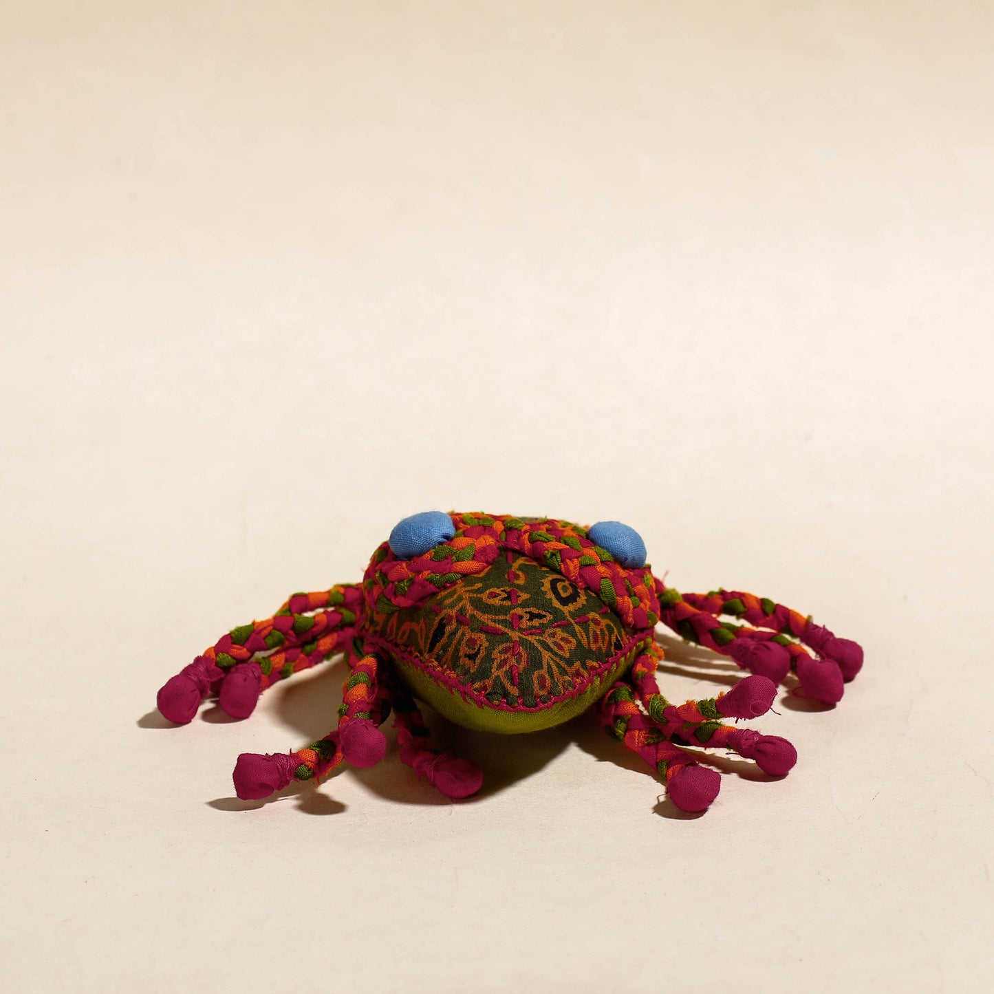 Frog - Handmade Stuffed Toy by Dastkar Ranthambhore