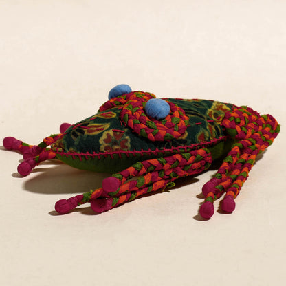 Frog - Handmade Stuffed Toy by Dastkar Ranthambhore