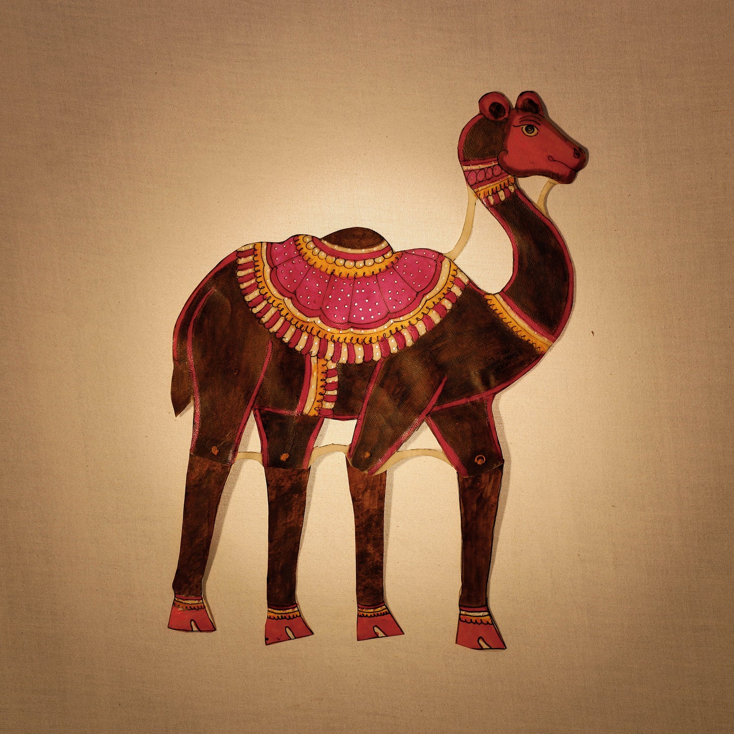 Tholu Bommalata Leather Puppet Wall Hanging l iTokri.com