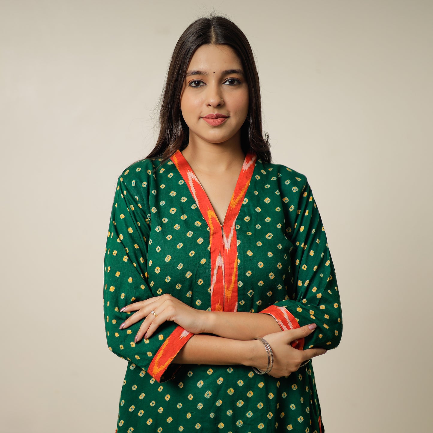 bandhani kurta