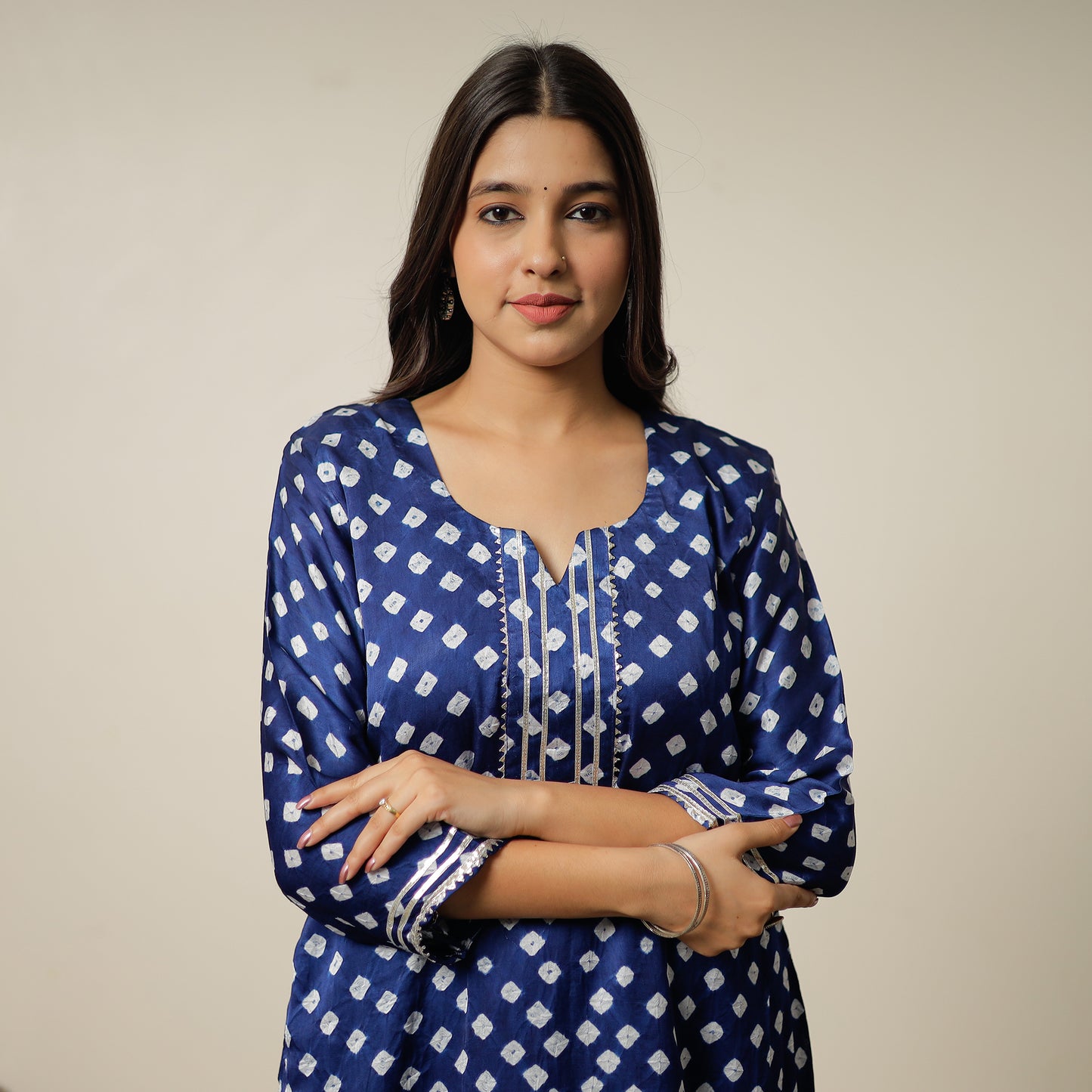 bandhani kurta