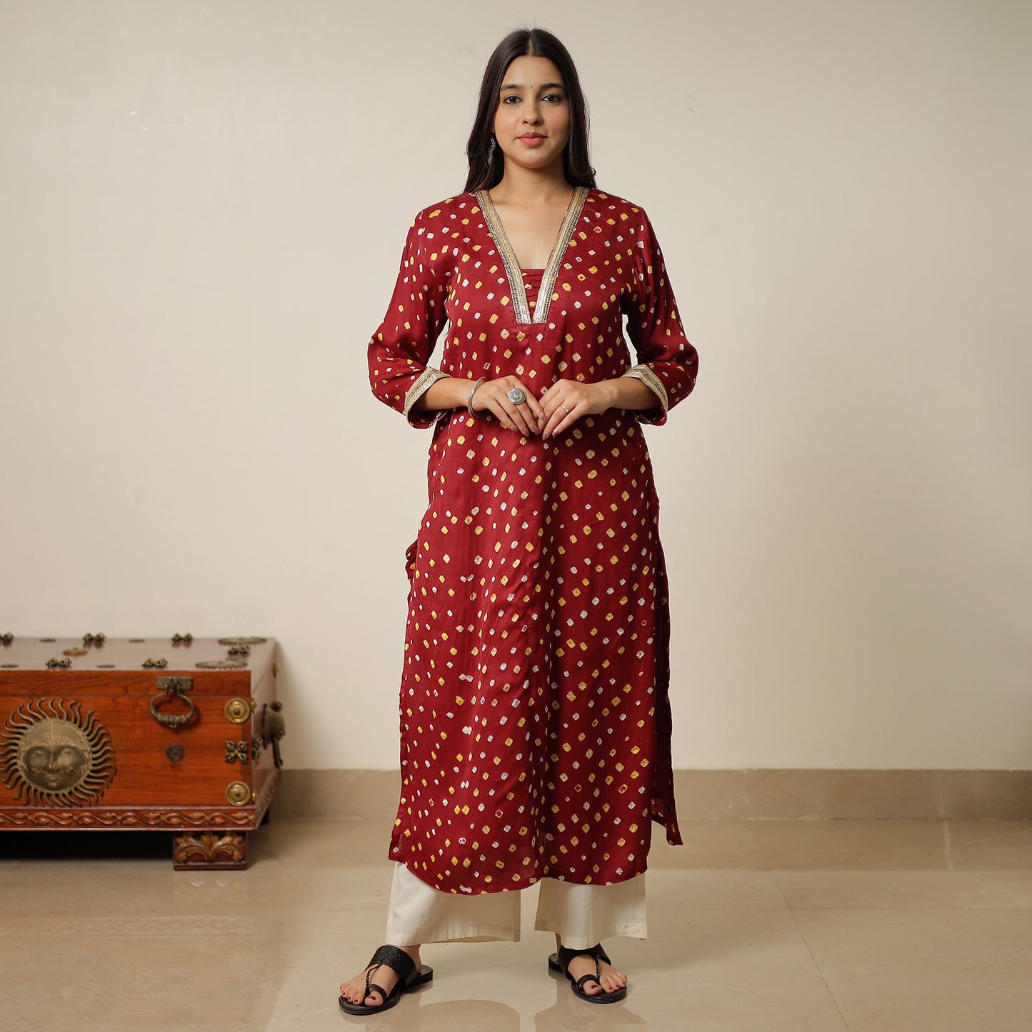 Bandhani Kurta