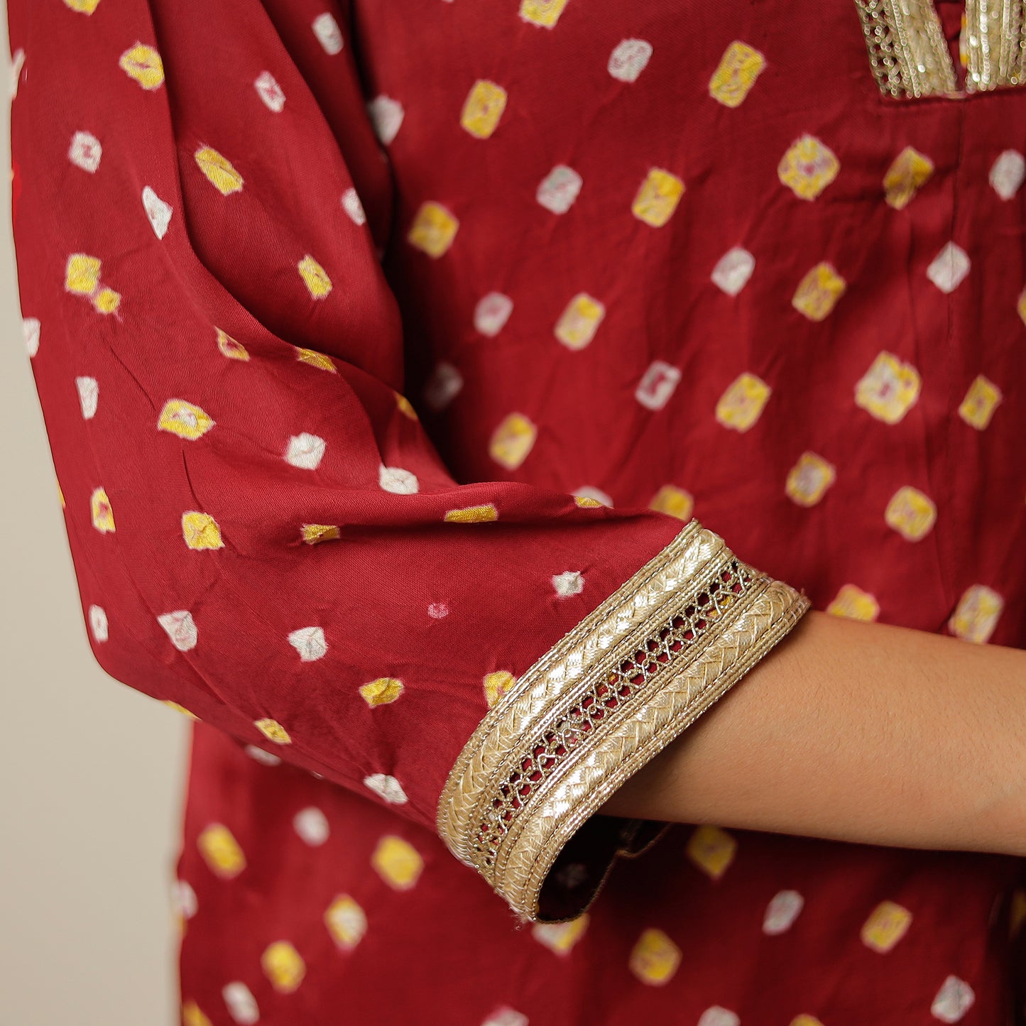 Bandhani Kurta
