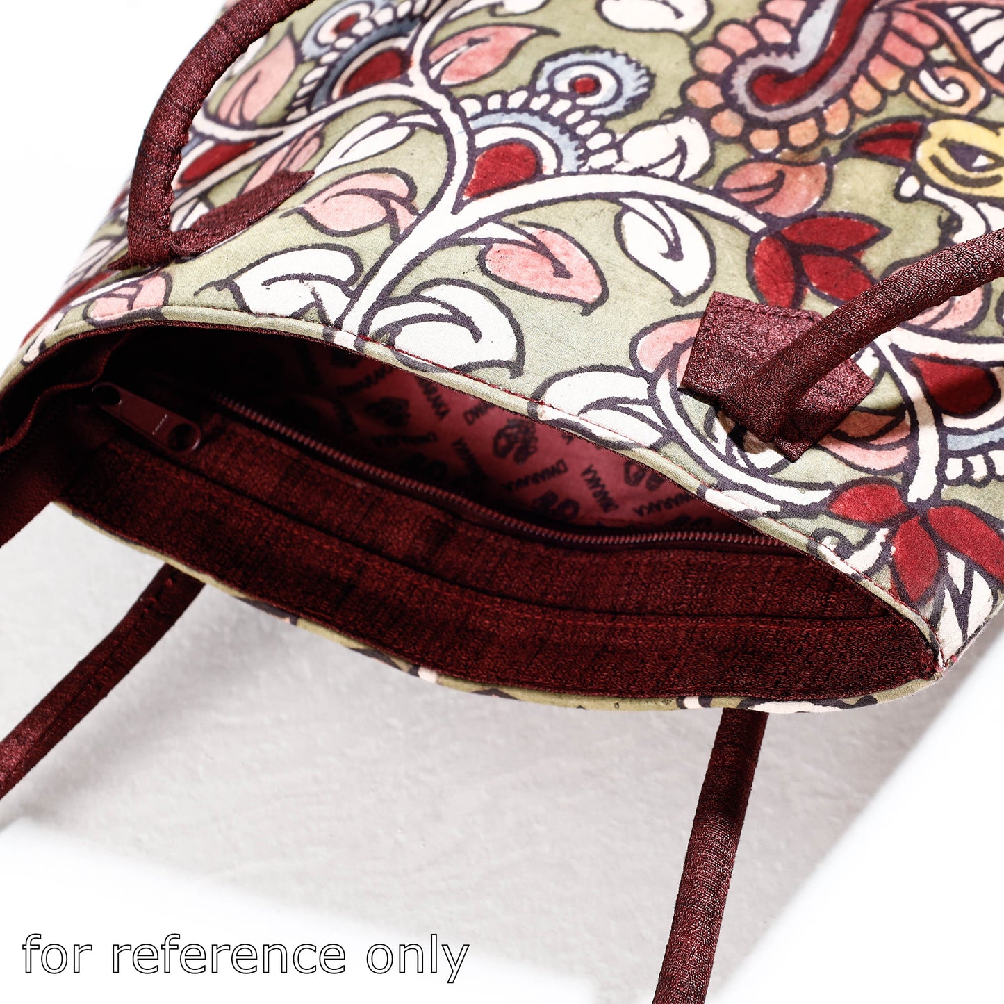 Handpainted Kalamkari Natural Dyed Cotton Shoulder Bag