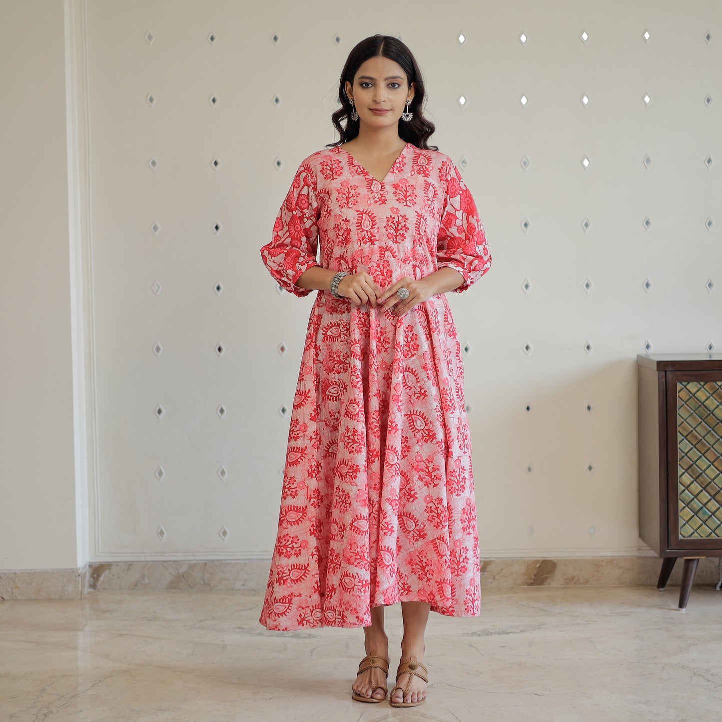 Batik Print Dress