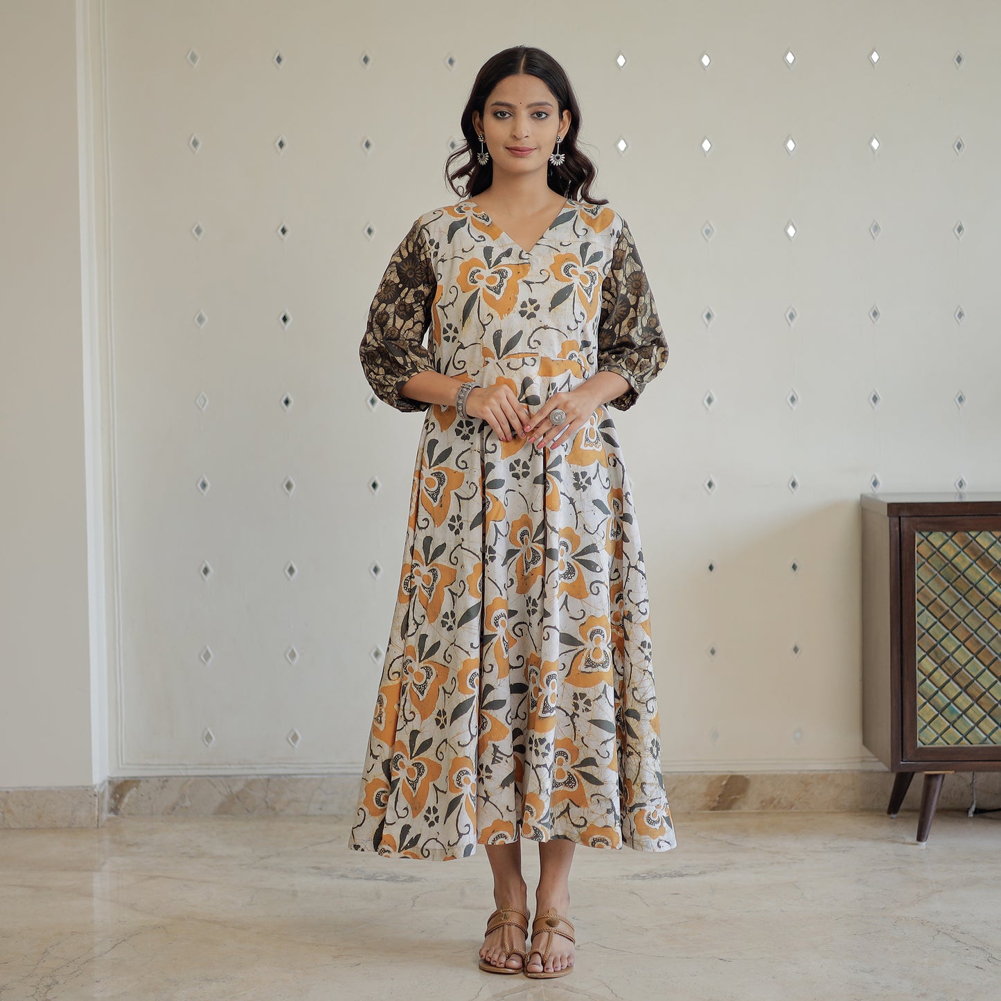 Batik Print Dress
