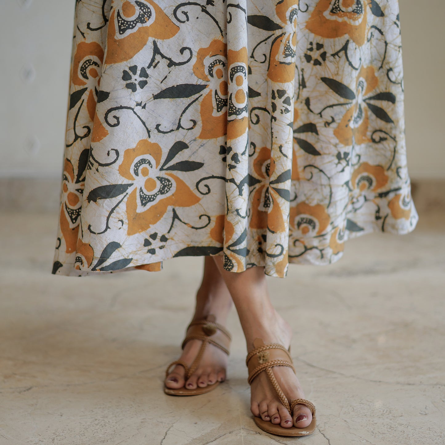 Batik Print Dress